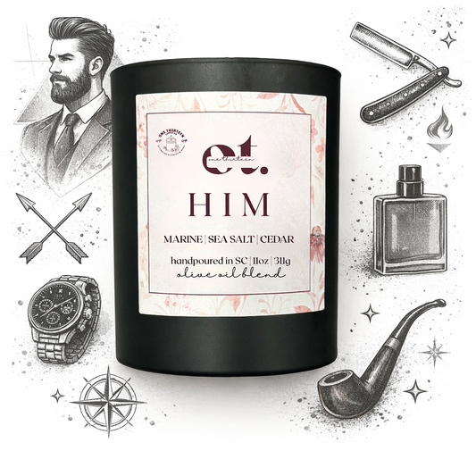 Him 10oz Double Wick Candle